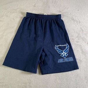 Vintage Soffe Shorts Mens S Blue Air Force 6" Inch Elastic Waist Gym Running NEW